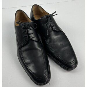 Bally Classic Black Leather Derbys